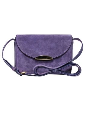Neely & Chloe Purple Suede Crossbody Bag